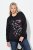 Ulla Popken Sparkling Sequin Bows Christmas Sweatshirt Black - Hettegensere og collegegensere - Myke gensere, hettegensere og strikk