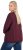 Ulla Popken Sparkling Sequin Bows Christmas Sweatshirt Plum - Hettegensere og collegegensere - 