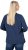 Ulla Popken Let It Snow Sequins Sweatshirt Ink Blue - Hettegensere og collegegensere - Myke gensere, hettegensere og strikk