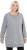 Ulla Popken Nostalgic Escape Oversized Sweatshirt Mouse Grey - Hettegensere og collegegensere - 
