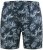 D555 Cleethorpes Hawaii Printed Swimshorts Navy - Badeshorts - Badeshorts Store Størrelser
