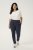 Kaffe Curve Jia Bukser Mørk Marineblå - Jeans & Bukser i Store Størrelser – Plus Size - 