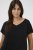 Kaffe Curve Jena V-hals T-skjorte Svart - T-skjorter - 