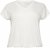 Kaffe Curve Jena V-hals T-skjorte Chalk - T-skjorter - 