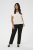 Kaffe Curve Jena V-hals T-skjorte Chalk - T-skjorter - 