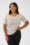 Kaffe Curve Lizzy Stripet genser Beige/Blå - Trykket T-skjorter for dame - 