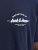 Jack & Jones Brandon T-skjorte Blå - T-skjorter - Store T-skjorter - 2XL-14XL