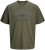 Jack & Jones Edenver T-skjorte Khaki - T-skjorter - Store T-skjorter - 2XL-14XL