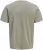 Jack & Jones King Crew Neck T-Shirt Grey - T-skjorter med trykk i store størrelser - T-skjorter med trykk i store størrelser