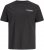 Jack & Jones Oscar T-Shirt Black - T-skjorter med trykk i store størrelser - T-skjorter med trykk i store størrelser