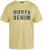 North Latitude 61335 T-Skjorte med Trykk Lysegul - T-skjorter - Store T-skjorter - 2XL-14XL