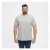 North Latitude T-Shirt O-Neck Grey Melange - T-skjorter - Store T-skjorter - 2XL-14XL