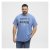 North Latitude Denim Printed Logo T-Shirt Dusty Blue - T-skjorter - Store T-skjorter - 2XL-14XL