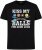 Espionage T436 Good Luck Kiss Printed T-Shirt Black - T-skjorter - Store T-skjorter - 2XL-14XL