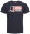 Jack & Jones Logan T-Shirt Navy - T-skjorter - Store T-skjorter - 2XL-14XL