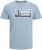 Jack & Jones Logan T-Shirt Turquoise - T-skjorter - Store T-skjorter - 2XL-14XL