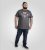 D555 Coalville T-Shirt Skulls with Colored Drips Navy Twist - T-skjorter - Store T-skjorter - 2XL-14XL