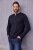 JP1880 Henley T-Shirt Long Sleeve Black TALL - HERREKLÆR MT-6XLT - Klær for høye menn
