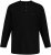 JP1880 Henley T-Shirt Long Sleeve Black TALL - HERREKLÆR MT-6XLT - Klær for høye menn
