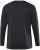 JP1880 T-Shirt Henley Long Sleeve Black TALL - HERREKLÆR MT-6XLT - Klær for høye menn
