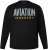 JP1880 T-Shirt Long Sleeve Aviation Black TALL - HERREKLÆR MT-6XLT - Klær for høye menn