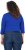 Ulla Popken Versatile Surplice Wrap Tie Hem Bolero Top Cobalt Blue - T-skjorter - 