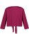 Ulla Popken Versatile Surplice Wrap Tie Hem Bolero Top Magnolia Red - T-skjorter - 