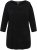 Ulla Popken Asymmetric Petal Cutouts A-line Fit Stretch Knit Top Black - T-skjorter - 