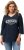 Ulla Popken City Name Graphic Tee Navy - Trykket T-skjorter for dame - 
