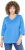 Ulla Popken Country Lettered 3/4 Sleeve Tee Teal Blue - Trykket T-skjorter for dame - 