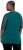 Ulla Popken Sequined Mesh Sleeve Blouse Dark Green - T-skjorter - 
