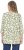 Ulla Popken Scribble Print Square Neck 3/4 Sleeve Tee Sage Green - Trykket T-skjorter for dame - 