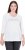 Ulla Popken SPRING Studded 3/4 Sleeve Tee Off-White - T-skjorter - 