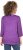 Ulla Popken UNIQUE Embroidered 3/4 Sleeve Tee Purple - T-skjorter - 