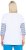 Ulla Popken Paper Boat Print 3/4 Sleeve Tee Snow White - Trykket T-skjorter for dame - 