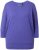 Ulla Popken Quick Drying Batwing Sleeve Tee Blueberry - Trykket T-skjorter for dame - 