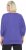 Ulla Popken Quick Drying Batwing Sleeve Tee Blueberry - Trykket T-skjorter for dame - 