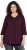 Ulla Popken Mixed Pattern Stripe 3/4 Sleeve Tee Black - T-skjorter - 