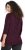 Ulla Popken Mixed Pattern Stripe 3/4 Sleeve Tee Black - T-skjorter - 