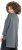 Ulla Popken 87 Applique Oversized Long Sleeve Tee Graphite Grey - T-skjorter - 
