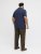 Jack & Jones College Logo Short Sleeve Polo Shirt Blue - Polo- & piqueskjorter - Poloskjorte i store størrelser - 2XL-8XL