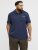 Jack & Jones College Logo Short Sleeve Polo Shirt Blue - Polo- & piqueskjorter - Poloskjorte i store størrelser - 2XL-8XL