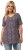 Ulla Popken So Many Dots Tee Light Heather - Trykket T-skjorter for dame - 