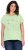 Ulla Popken Metallic Animal Cap Sleeve Graphic Tee Green - Trykket T-skjorter for dame - 