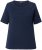 Ulla Popken TRUE Lettering Short Sleeve Tee Navy Blue - Trykket T-skjorter for dame - 