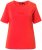 Ulla Popken TRUE Lettering Short Sleeve Tee Neon Red - Trykket T-skjorter for dame - 