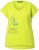 Ulla Popken Half-Sleeve A-line V-Neck Boat Pattern T-Shirt Lime - Trykket T-skjorter for dame - 