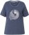 Ulla Popken Peacock Short Sleeve Graphic Tee - Trykket T-skjorter for dame - 