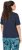 Ulla Popken Ride The Wave Short Sleeve V-Neck Graphic Tee Navy Blue - Trykket T-skjorter for dame - 