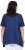 Ulla Popken Sunset Lettering Short Sleeve Graphic Tee Ink Blue - Trykket T-skjorter for dame - 